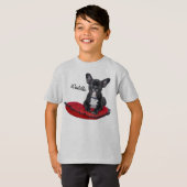 T-shirt Bouledogue français d'iCuddle adorable (Devant entier)