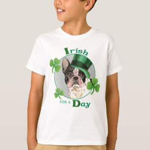 T-shirt Bouledogue français du jour de St Patrick