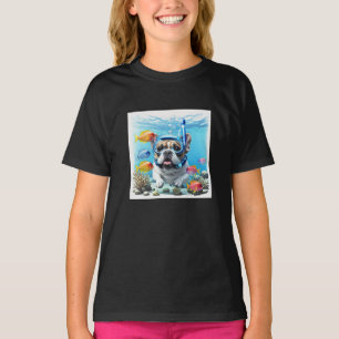 T-shirt Bouledogue français en vacances Bouledogue Françai