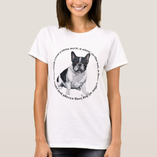 T-shirt Bouledogue Français Faisant un Vœu