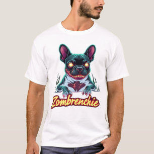 T-shirt Bouledogue Français Frenchie Chien Zombie Hallowee