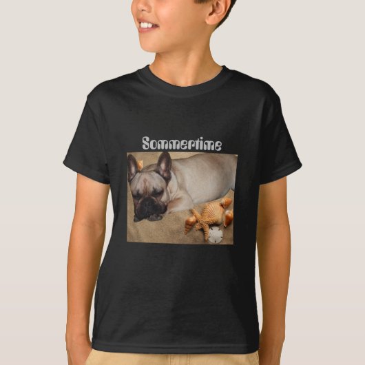 T-shirt Bouledogue français Happy Day Bouledogue Français (Devant)