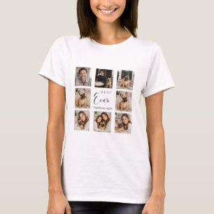T-shirt Bouledogue français maman photo collage