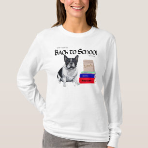 T-shirt Bouledogue Français Retour à l'école