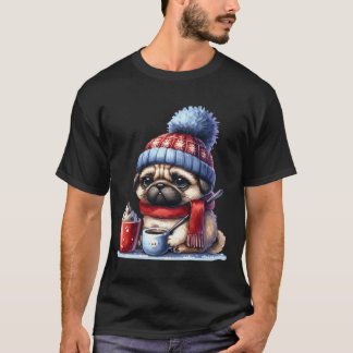 T-shirt Bouledogue Grincheux Festif