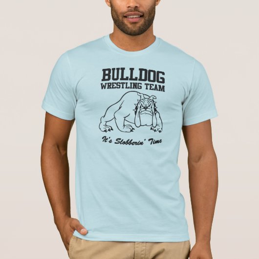 T-shirt Bouledogue luttant 2 (Devant)