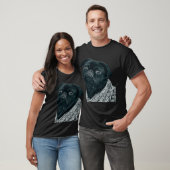 T-shirt Bouledogue noir (Unisexe)