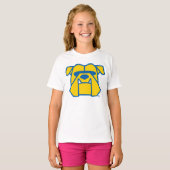T-shirt Bouledogues de l'Université Kettering (Devant entier)