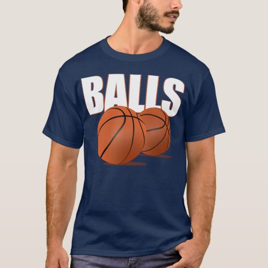 T-shirt BOULES - basket-ball (Devant)