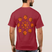T-shirt boules de basket (Dos)
