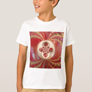 T-shirt Boules de cricket rouge Art Abstrait Design d'impr
