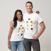 T-shirt Boules de sport (Unisexe)