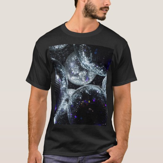 T-shirt Boules Disco : Atmosphère Fête (Devant)
