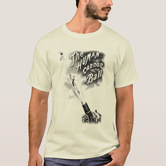T-shirt Boulet de canon humain (Devant)