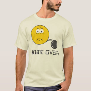 T-shirt Boulet et chaîne Face GAME OVER