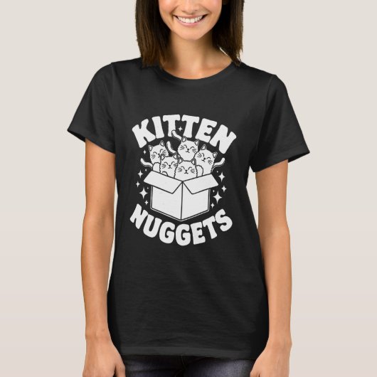 T-shirt Boulettes de chaton de chat (Devant)