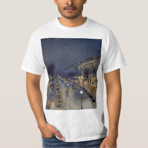T-shirt Boulevard Montmartre à Night Pissarro