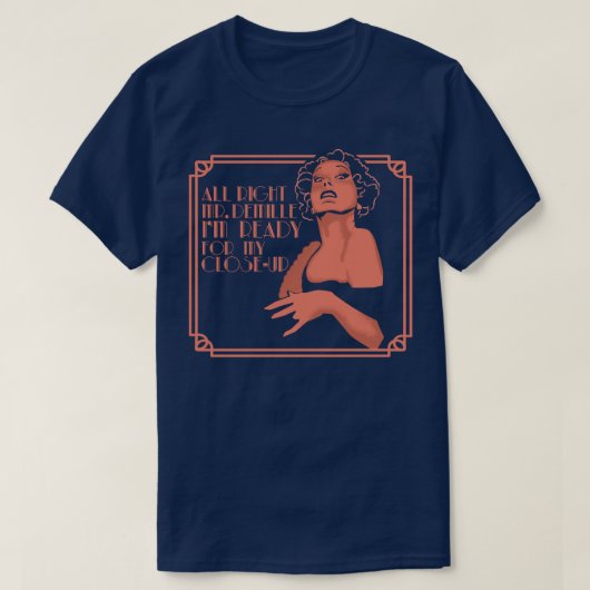 T-shirt Boulevard Sunset Gloria Swanson (Design devant)
