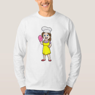 T-shirt Boulon avec tablier de Cuisine et gants de four