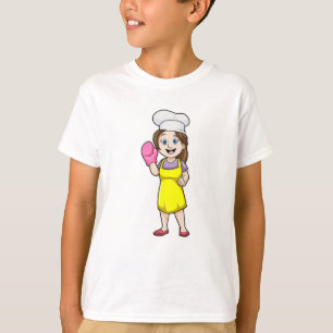 T-shirt Boulon avec tablier de Cuisine et gants de four