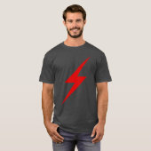 T-shirt Boulon Rouge Éclair De L'Anarchie (Devant entier)