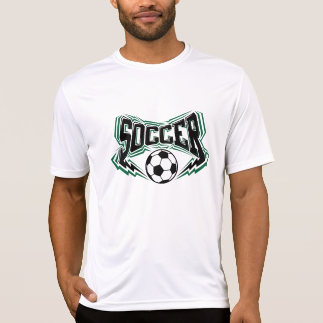 T-shirt Boulons de foudre du football (Devant)