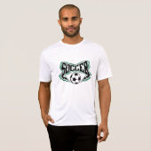 T-shirt Boulons de foudre du football (Devant entier)