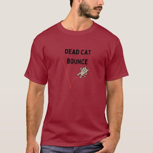 T-shirt Bounce de chat mort (Devant)