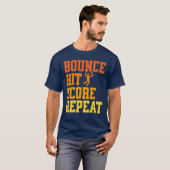 T-shirt Bounce Hit Score Répéter Spikeball (Devant entier)