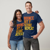 T-shirt Bounce Hit Score Répéter Spikeball (Unisexe)