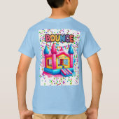 T-shirt Bounce House Anniversaire Bash Custom (Dos)