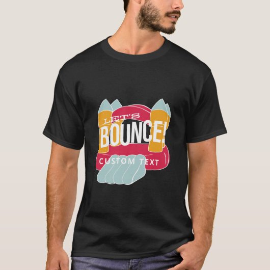 T-shirt Bounce Maison/château design (Devant)