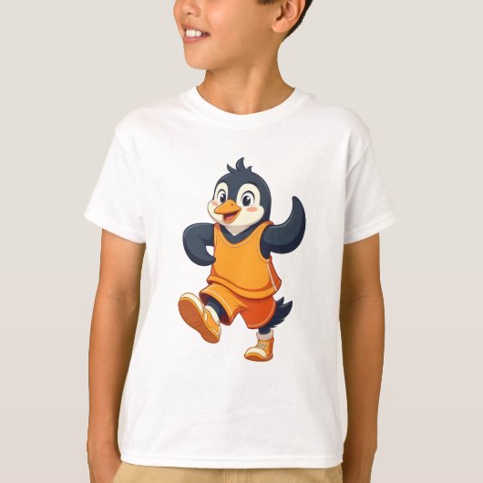 T-shirt "Bounce Mode: Penguin Power Play!" (Devant)