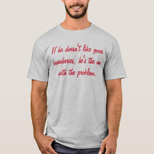 T-shirt Boundaries (Devant)