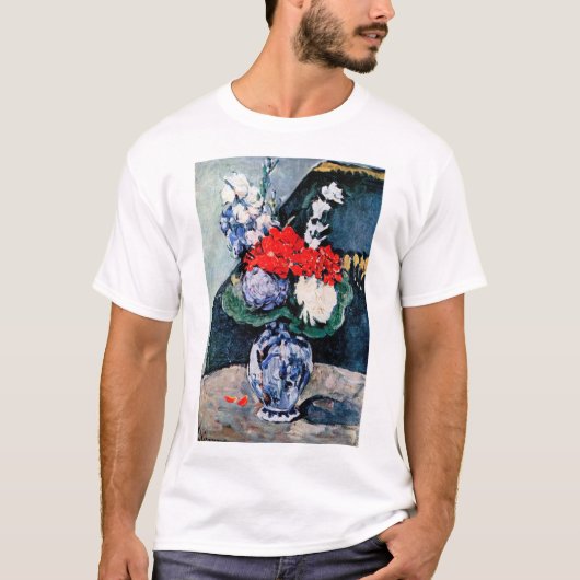 T-shirt Bouquet avec Little Delft, Paul Cezanne (Devant)