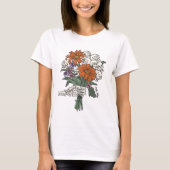 T-shirt Bouquet crâne (Devant)