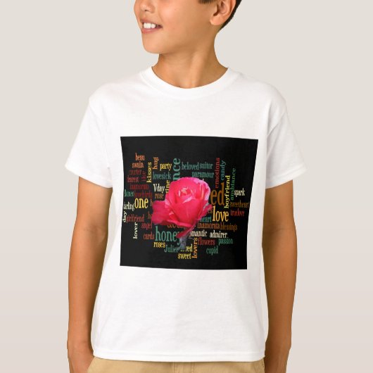 T-shirt Bouquet d'amour : Une expression sincère (Devant)