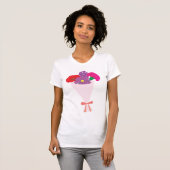 T-shirt Bouquet de fleurs (Devant entier)