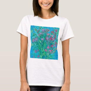 T-shirt Bouquet de fleurs d'été fleur sauvage peinture flo