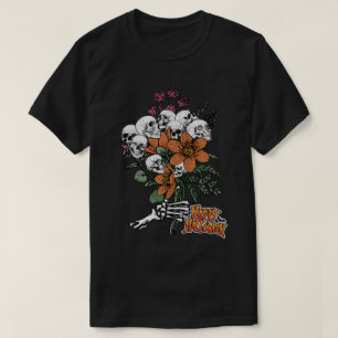 T-shirt Bouquet de fleurs Joyeux Halloween
