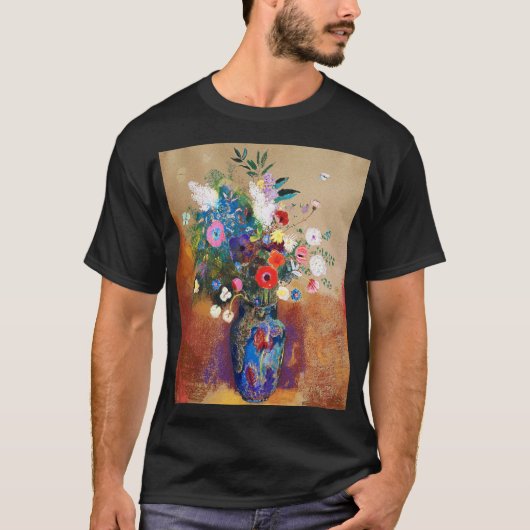 T-shirt Bouquet de fleurs par Odilon Redon (Devant)