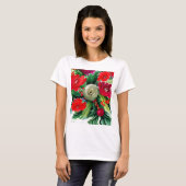 T-shirt Bouquet de Noël (Devant entier)