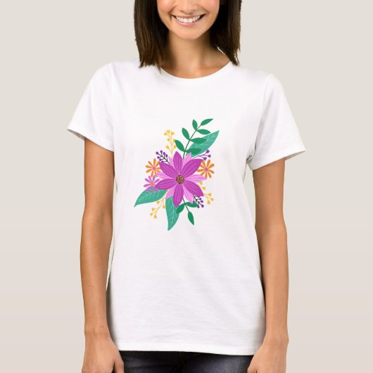 T-shirt Bouquet floral (Devant)