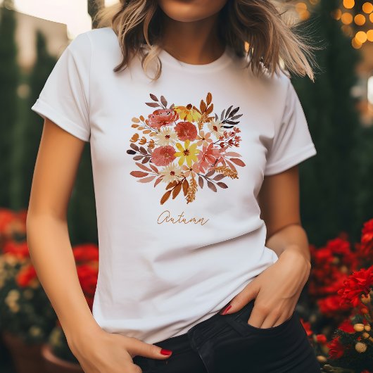 T-shirt Bouquet floral d'automne