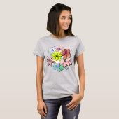 T-shirt Bouquet joli et fleuri pour femmes (Devant entier)