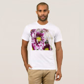 T-shirt Bouquet pourpre (Devant entier)