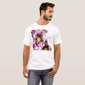 T-shirt Bouquet pourpre (Devant entier)
