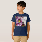 T-shirt Bouquet pourpre (Devant entier)