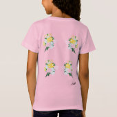 T-Shirt : bouquets de fleurs (Dos)