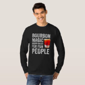 T-shirt Bourbon Definition Magic Brown Water For Fun Peopl (Devant entier)